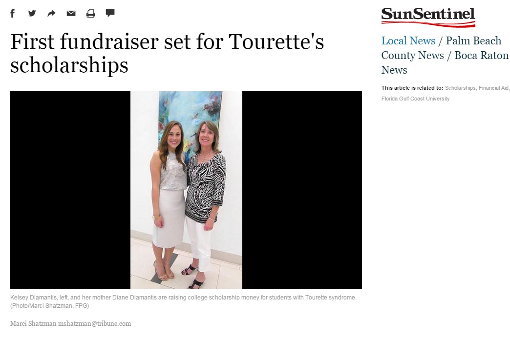 Tourettes Scholarship Event