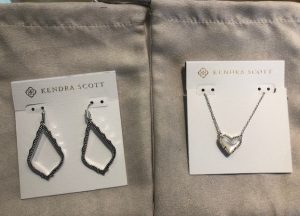 Sophia earrings and Ari necklace raffle for D4TS